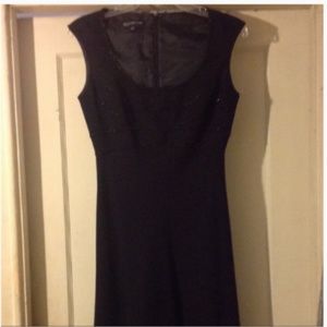 Jones New York long black dress with beading size 4